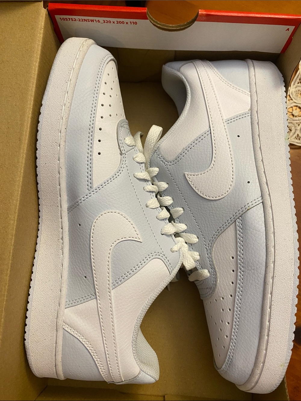 Nike Women’s Court Vision Low Next Nature Casual Sneakers - Picture 2 of 8